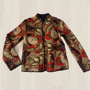 Elegant Multicolor Quilted Jacket